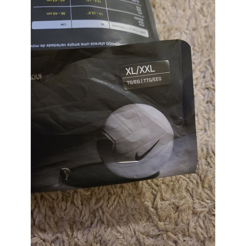 Nike Vapor Volleyball Knee Pads Shock-Absorbing Breathable Black XL/XXL - Picture 3 of 5